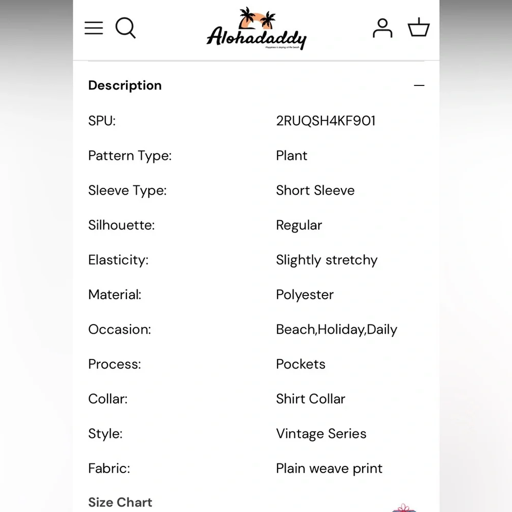 Aloha daddy button down shirts - Picture 3 of 3